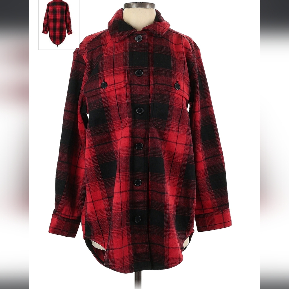 Old Navy Plaid Outwear Jacket